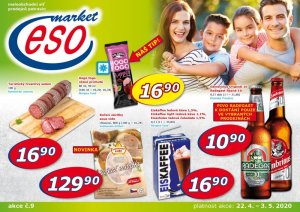 akční leták ESO MARKET 22.4.2020-3.5.2020