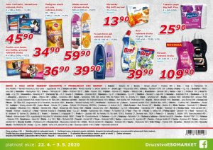 akční leták ESO MARKET 22.4.2020-3.5.2020