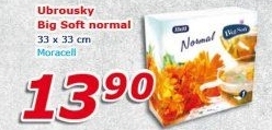 Ubrousky papírové Normal Big Soft