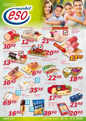 akční leták ESO MARKET 22.4.2020-3.5.2020