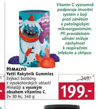 HIMALYO Yetti Rakytník Gummies
