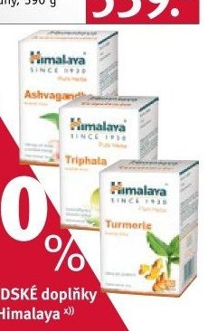 Himalaya Ashvagandha, Triphala, Turmeric