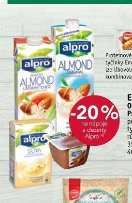 Alpro nápoje a dezerty