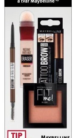 MAYBELLINE Instant Anti Age Eraser, Tattoo Brow, Fit Me