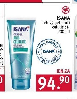 Isana tělový gel proti celulitidě