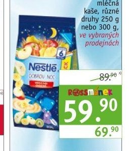 Nestlé Dobrou noc mléčná kaše