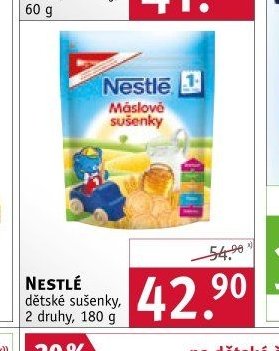 Nestlé máslové sušenky