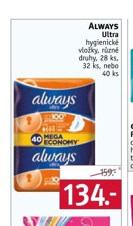 Always Ultra hygienické vložky