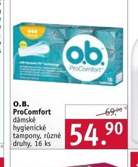o.b. ProComfort dámské hygienické tampony