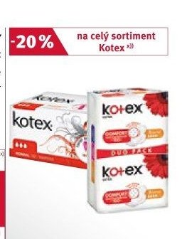 Kotex na celý sortiment