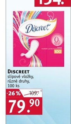 Discreet slipové vložky