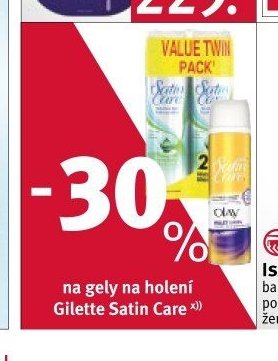 Gilette Satin Care gely na holení