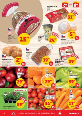 akční leták Penny Market 23.4.2020-28.4.2020