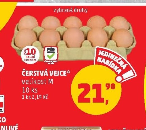 ČERSTVÁ VEJCE velikost M
