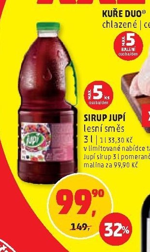 SIRUP JUPÍ lesní směs