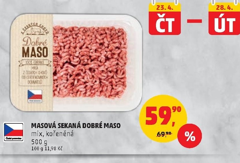 MASOVÁ SEKANÁ DOBRÉ MASO