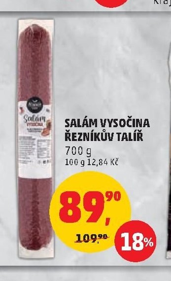 SALÁM VYSOČINA ŘEZNÍKŮV TALÍŘ