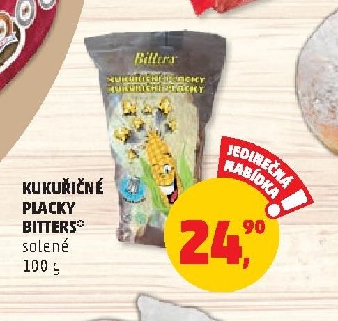 KUKUŘIČNÉ PLACKY BITTERS