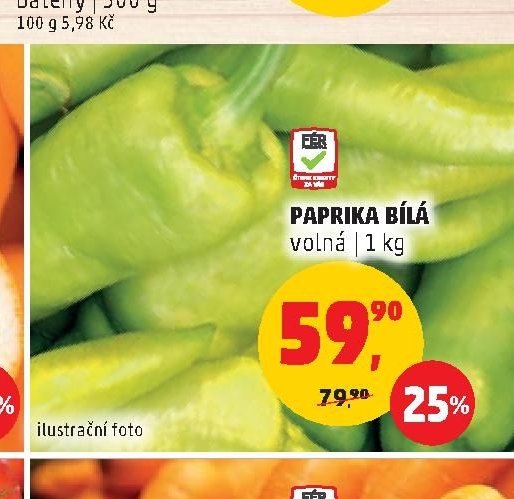 PAPRIKA BÍLÁ