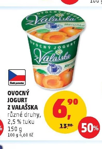 OVOCNÝ JOGURT Z VALAŠSKA