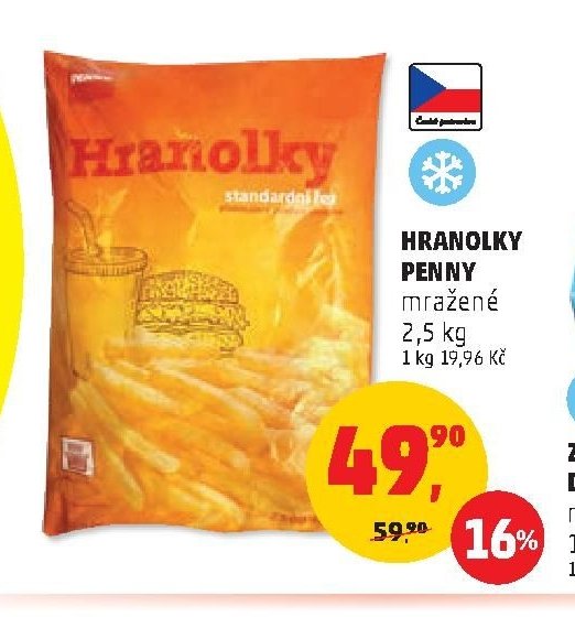 HRANOLKY PENNY mražené 2,5 kg