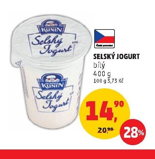 SELSKÝ JOGURT bílý 400 g