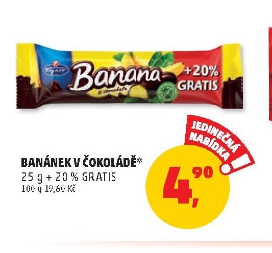 BANÁNEK V ČOKOLÁDĚ
