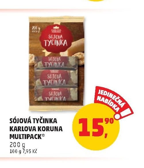 SÓJOVÁ TYČINKA KARLOVA KORUNA MULTIPACK