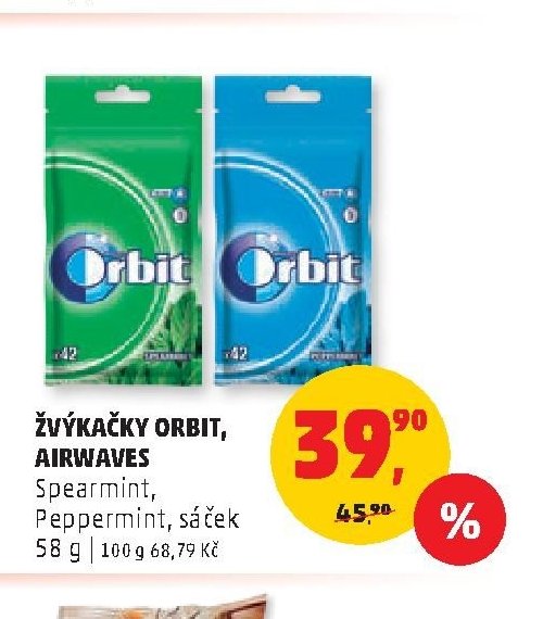 ŽVÝKAČKY ORBIT, AIRWAVES sáček