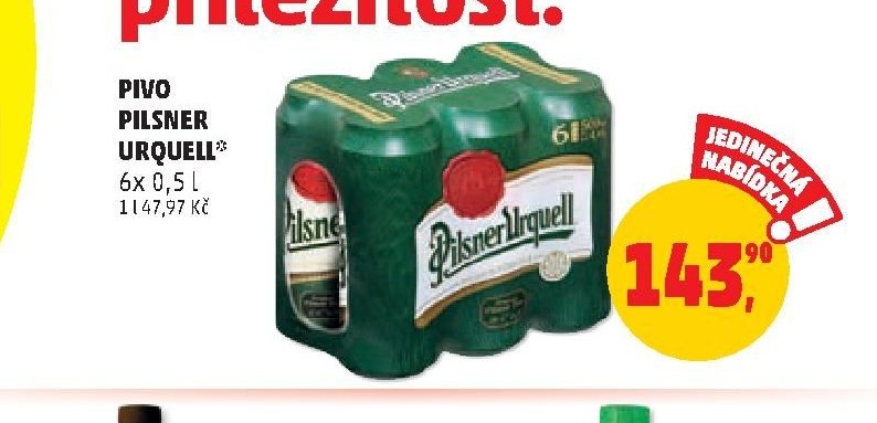 PIVO PILSNER URQUELL 6x 0,5 l