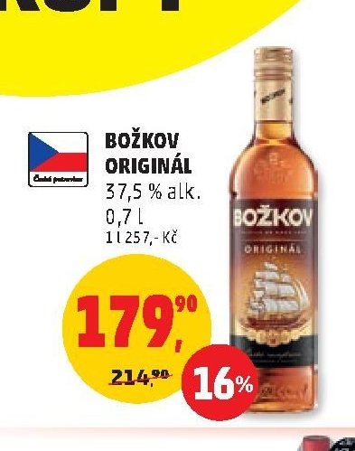 BOŽKOV ORIGINÁL 37,5 % alk. 0,7 l