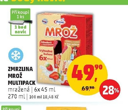 Zmrzlina Mrož Multipack