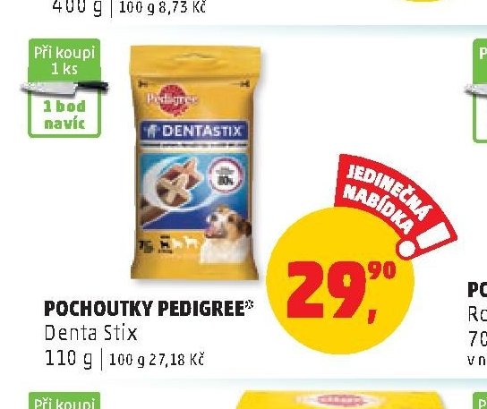 Pochoutky Pedigree Denta Stix