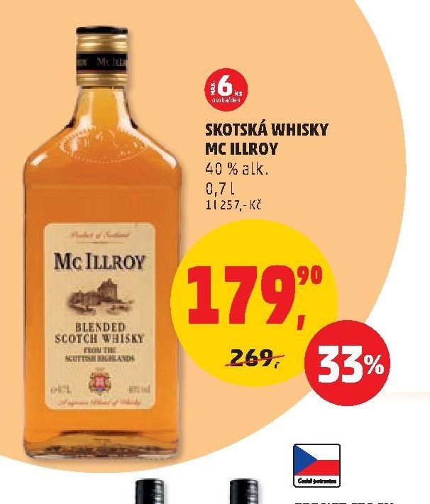 Skotská whisky Mc Illroy