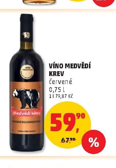 Víno Medvědí krev