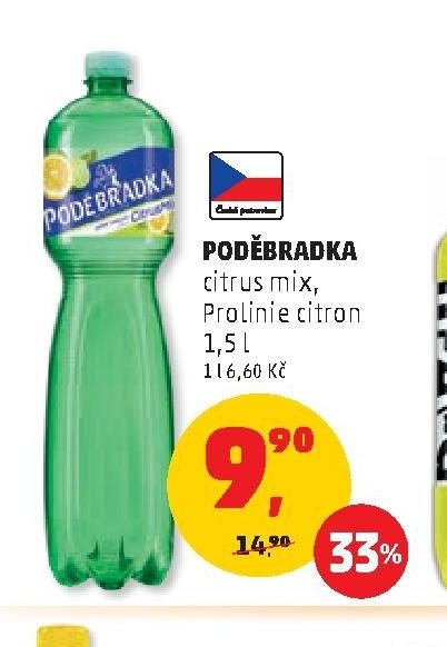 Poděbradka citrus mix, Prolinie citron