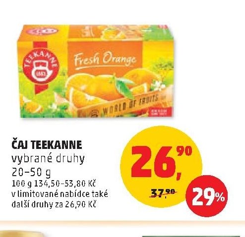 Čaj Teekanne vybrané druhy