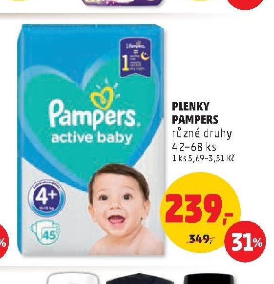 Plenky Pampers