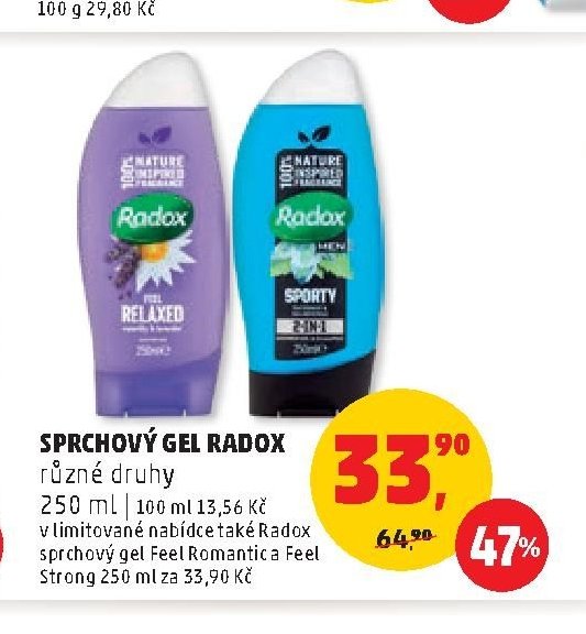Sprchový gel Radox