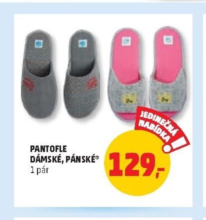 Pantofle dámské, pánské