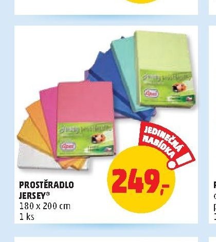 Prostěradlo jersey