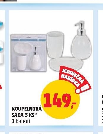 Koupelnová sada 3 ks