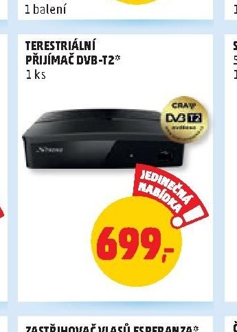 Terestriální přijímač DVB-T2