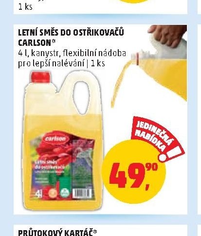 LETNÍ SMĚS DO OSTŘIKOVAČŮ CARLSON
