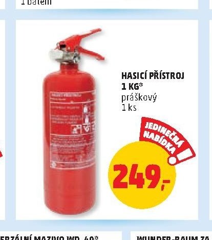 HASICÍ PŘÍSTROJ 1 KG