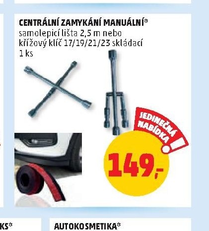CENTRÁLNÍ ZAMYKÁNÍ MANUÁLNÍ