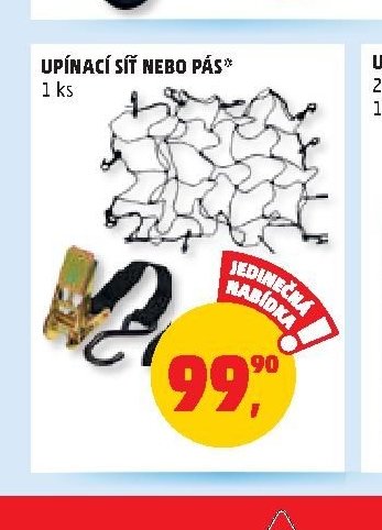 UPÍNACÍ SÍŤ NEBO PÁS