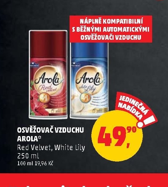 OSVĚŽOVAČ VZDUCHU AROLA