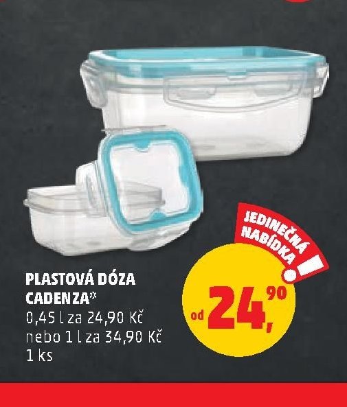PLASTOVÁ DÓZA CADENZA