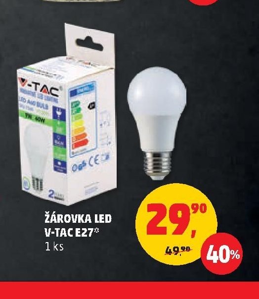 ŽÁROVKA LED V-TAC E27